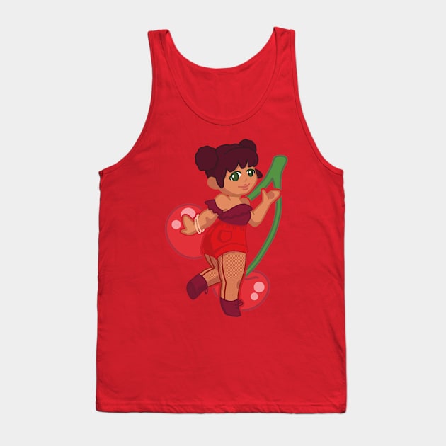 Chari Cherry - Fruity Friends Tank Top by ncprocter